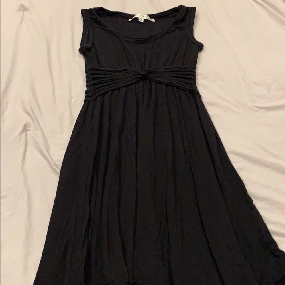 Black cotton dress